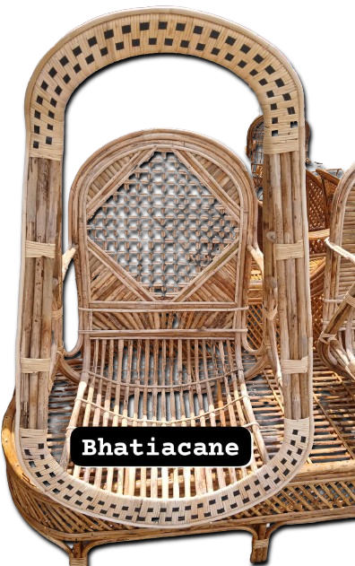 Cane Rattan Swing Chair for Indoor Outdoor Patio Yard Balcony Garden Single Seater Hanging Jhula Patang BhatiaCane